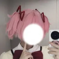 鹿目まどか リボン まどマギ　魔法少女まどか☆マギカ　コスプレ