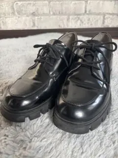 Oriental Traffic レースアップシューズ　厚底　ローファー23.5
