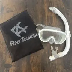 Reef Tourer シュノーケルセット メッシュバッグ付き