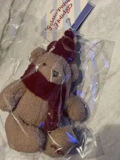 ジェラートピケ　クリスマス　ベアチャーム　くま