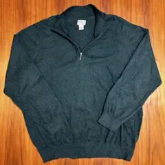 L.L.Bean ハーフジップ ニット XXL コットンカシミアのサムネイル