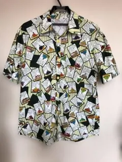 美品 SUN SURF サンサーフ WAVE RIDER アロハシャツ リネン - メルカリ
