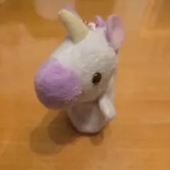 ユニコーン ぬいぐるみ ストラップ付き