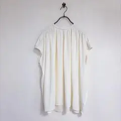 ADAM ET ROPE アダムエロペ（F）半袖 シャツ ブラウス シアー