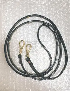 BANDOLIERショルダー　ストラップ　スタッズ　ブラック
