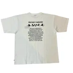 LL　ミッキーマウス Tシャツ ホワイト ゆったり　Mickey　ディズニー