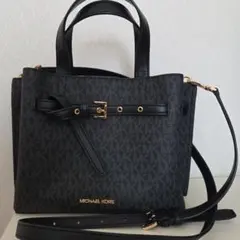 MICHAEL KORS ブラックハンドバッグ2way