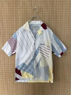 MAISON KITSUNE クレイジーパターン 半袖シャツ オープンカラーのサムネイル