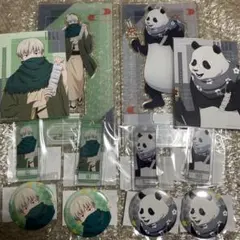 呪術廻戦☆まるくじ☆和装☆アクスタ☆アクキー☆缶バッジ☆特典☆狗巻棘☆パンダ