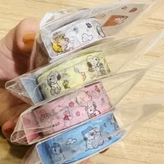 スヌーピー マスキングテープ 台湾限定 4点セット PEANUTSのサムネイル