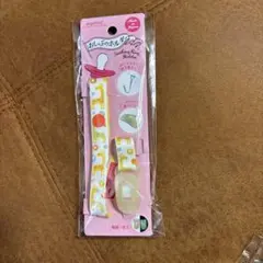 【即日発送】 新品未開封angelette おしゃぶりホルダー キリン柄のサムネイル