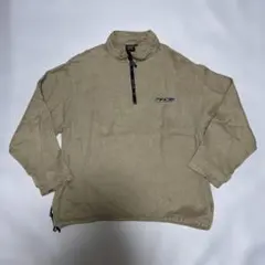 希少 初期 90s USA製 マナスタッシュ ヘンプ ハーフジップ ジャケット