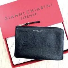 ✨美品✨ ジャンニキャリーニ　ミニ財布　ウォレットポーチ　キーリング付き