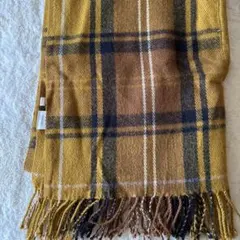 スタディオクリップ チェックストール イエロー