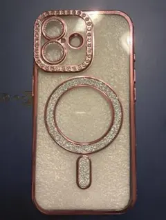 【MagSafe対応】スマホケース iPhone16 ローズピンク