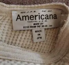 Americanaアメリカーナ★ロングワッフルトップス
