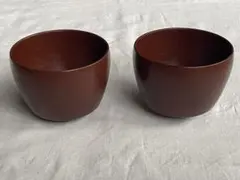 新品未使用】漆芸家 野田とし子作 溜め塗り椀5客セット 漆器 汁椀