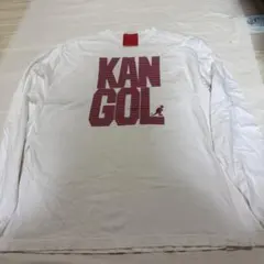 KANGOL 長袖カットソー ホワイト ロゴプリントのサムネイル