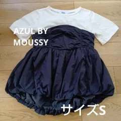 AZUL BY MOUSSY 異素材ドッキング バルーンカットソー　レディースのサムネイル