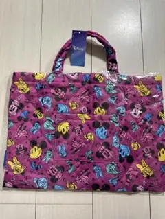 新品！ディズニー ミッキー ミニー 手提げ袋　　入園　入学