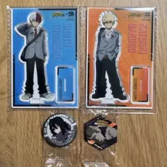 くら寿司　ヒロアカ　アクスタ　マグネット　缶バッジ　轟　爆豪　相澤　切島