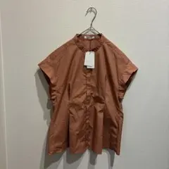 OPAQUE.CLIP オペークドットクリップ バンドカラー ブラウス 新品タグ