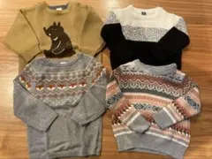 ✳︎値下げ✳︎キッズセーター4枚まとめ売り 80サイズ