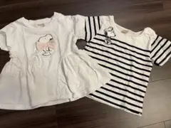 プティマイン　半袖Tシャツ　90 スヌーピー