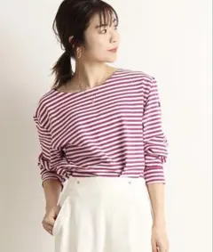 【LE MINOR/ルミノア】SLOBE別注ボーダーカットソー