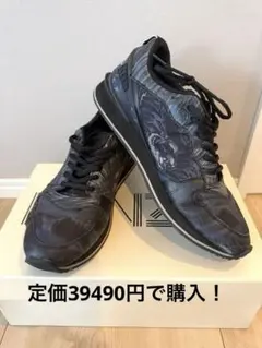 KENZO フライングタイガー　ランニングブラックスニーカー　41のサムネイル