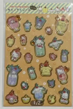 サンリオ　キャンディシールストーン付き