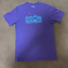 PATAGONIA 紫色 Tシャツ グラフィックプリント