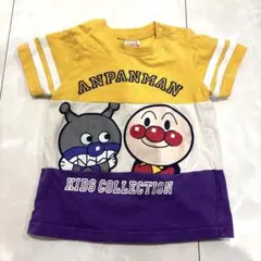 90 アンパンマン　バイキンマン　Tシャツ　半袖　子供服　保育園着のサムネイル