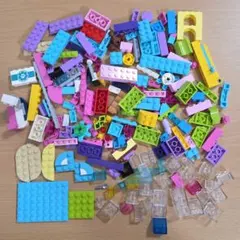LEGO　レゴフレンズ　まとめ売り　クリアパーツ　ピンク　黄色　パステル　正規品