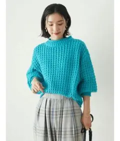 グリーンパークス　３ゲージタックショートプルオーバー