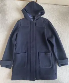 AIGLE フード付きコート ネイビー