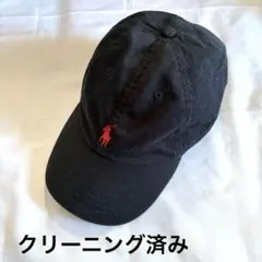 Polo Ralph Lauren ブラックキャップ, フリーサイズ
