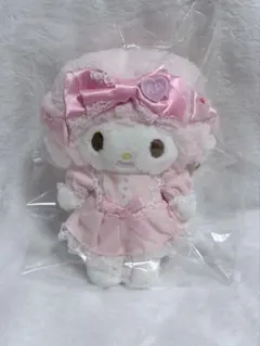 ♡マイメロ レースデザイン ウエディング ぬいぐるみ フラットくん 激レア 希少 ♡マイメロ レースデザイン ウエディング ぬいぐるみ フラットくん 激