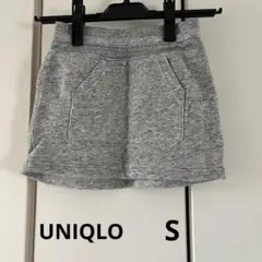 美白☆ユニクロ　女の子　スウェットスカート