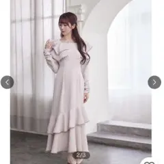 RoseMuse piping square collar dressのサムネイル