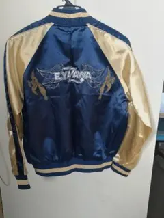 E.YAZAWA PREMIUM MITS スカジャン ネイビー/ゴールド 極美品 E.YAZAWA 矢沢永吉 スカジャン プレミアムモルツ プレモル