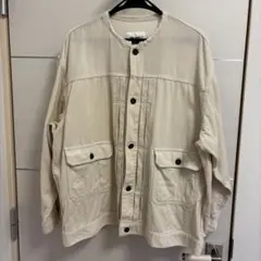 niko and…アイボリー ボタン付き カジュアルジャケット L