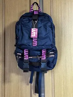 DREAMS COME TRUE wmmw バックパック(ネイビー×ピンクロゴ)