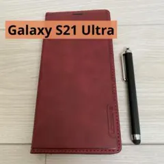 Galaxy S21 Ultra 5G 手帳型ケース　Android カバー