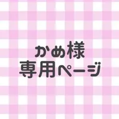 かめ様専用ページ