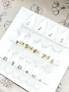 ネイルチップ用 計測チップ サイズ測定セット｜全サイズ対応・オーダーネイル必須