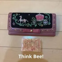 美品❣️Think Bee! 長財布 シンクビー 馬車 刺繍のサムネイル