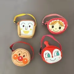 み*き様 アンパンマン キャラクターポーチ 4個セット