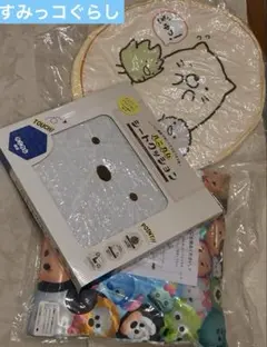 すみっコぐらし　ハニカムシートクッション ゲルクッション　円形ビッグクッション