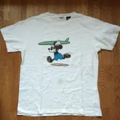ミッキーマウス マイケルジャクソン グラフィック Tシャツ 白 Mサイズ